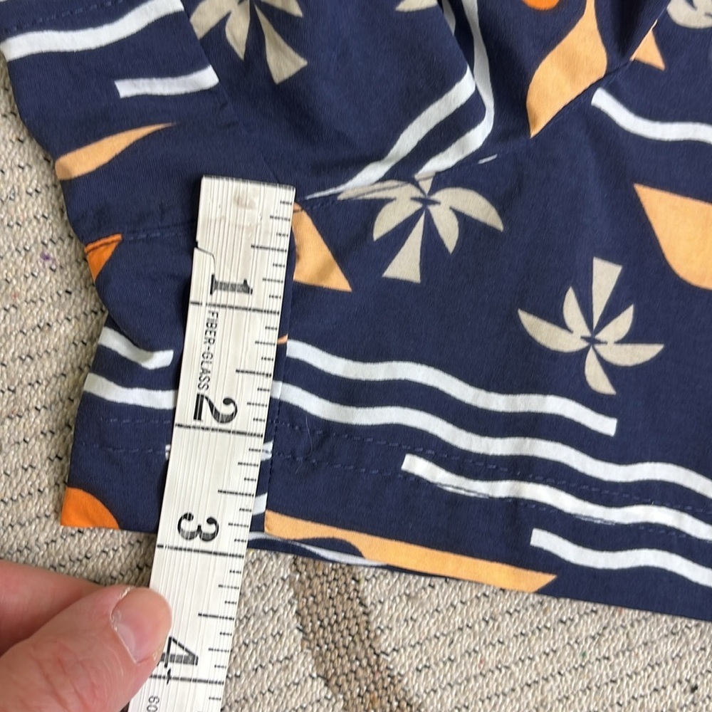 Columbia Sandy River II 3” Blue/Orange Athletic Shorts Nautical Pattern size XL - Picture 11 of 16